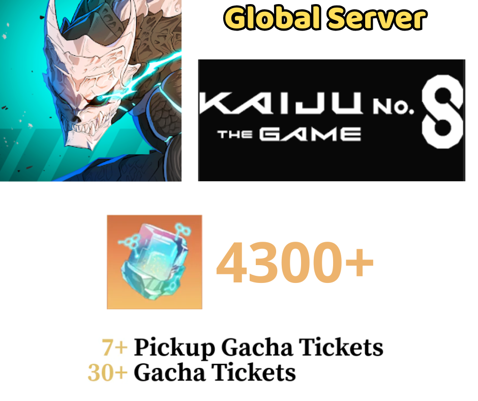 [GLOBAL] 4300+ Crystals | Kaiju No. 8 The Game